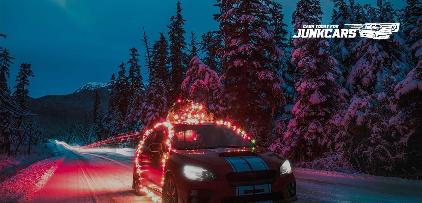 Christmas car decoration